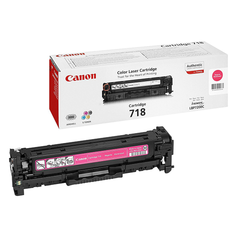 Canon 718 Toner For Printer Magenta